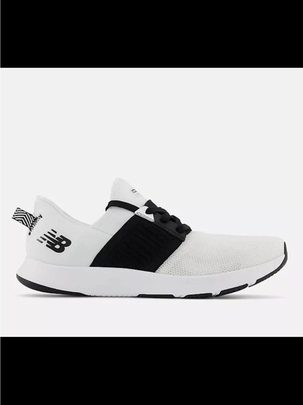 New Balance DynaSoft Nergize v3 Women's Walking Shoe – White/Black – US Size 10